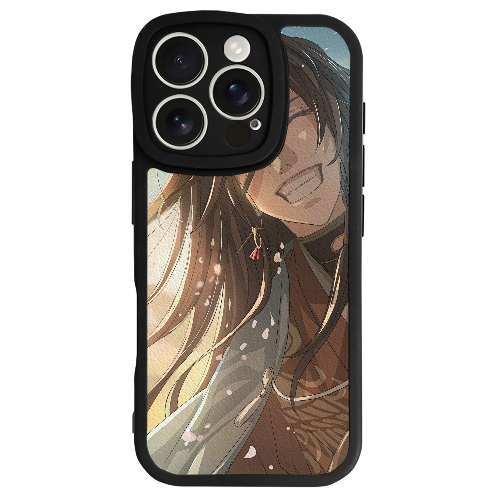 （画像用） 刀剣乱舞 Touken Ranbu 【iPhone 16シリーズ対応】シリコンスマホケース（レザー調） 材質：シリコン